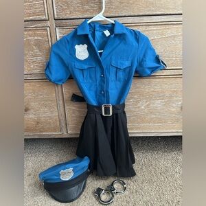 Girls Police costume- size 8-10